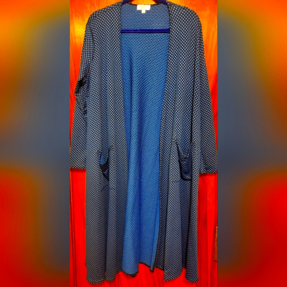 LulaRoe long length cardigan- Size: Large